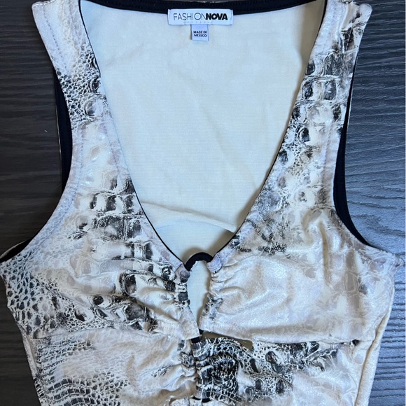 Snake print dress - Picture 3 of 4